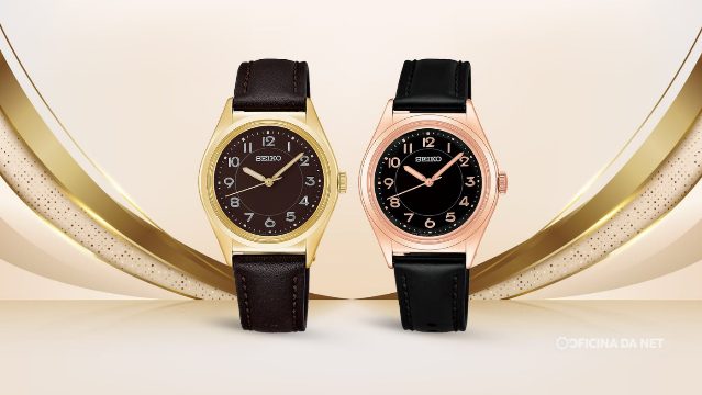 Seiko HFH006P e HFH007P: Relógios Sociais Compactos com Visão Retrô