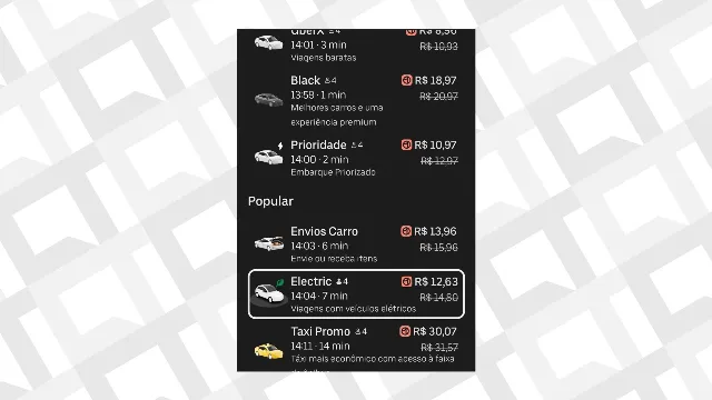 Uber Expande Modo Electric para Mais Cidades Brasileiras