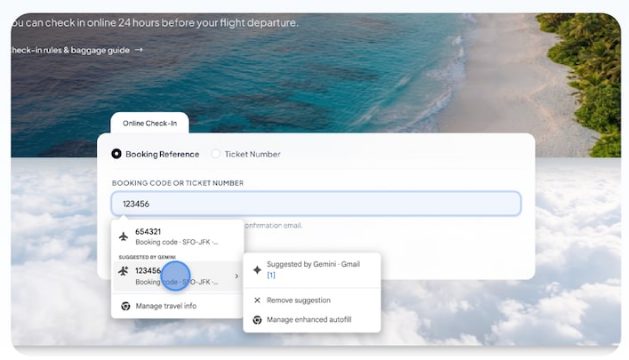 Preenchimento automático do Chrome agora sugere informações extraídas do Gmail