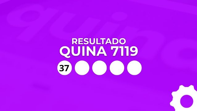Resultado da Quina 7119: confira os números sorteados nesta quarta (16)