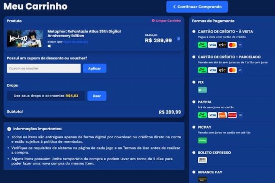 Ofertas Especiais na Nuuvem: Economize até 91% em Jogos de PC