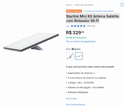 Starlink Mini Kit Antena Satélite e Roteador Wi-Fi: Uma Guia Completa