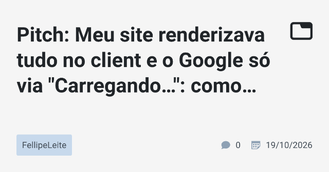 Corrigindo a Indexação do Google em um Projeto Next.js: Experiência com o Brasília Afora