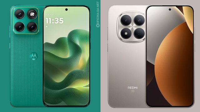 Motorola Edge 70 Fusion vs Redmi Note 15 Pro 5G: qual vale mais a pena