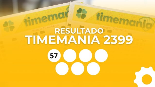 Resultado da Timemania 2399: veja os números sorteados hoje e o Time do Coração