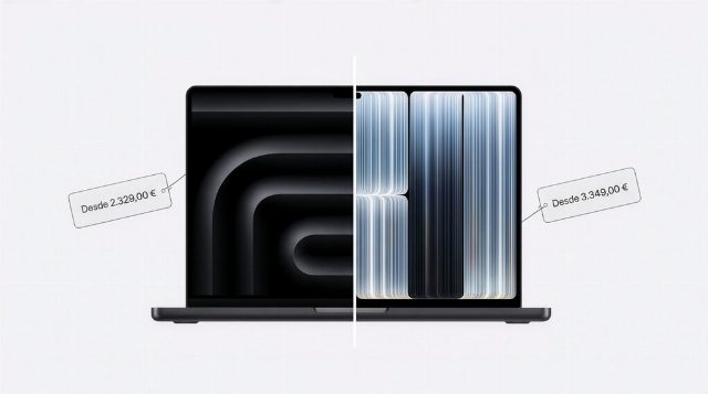 El nuevo MacBook Pro con pantalla táctil cuesta desde 3.349 euros en España: más de 1.000 euros más que su hermano "no táctil"