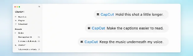CapCut Anuncia Integração com ChatGPT e Ferramentas de IA para Criadores