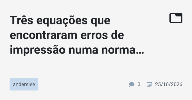 Três equações que encontraram erros de impressão numa norma técnica de aço (com Python)