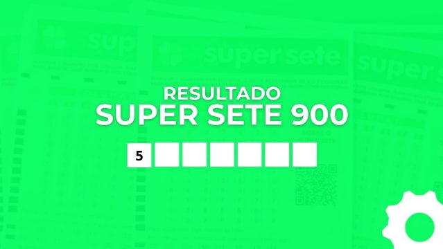 Resultado do Super Sete 900 de hoje: prêmio é de R$ 8,3 milhões