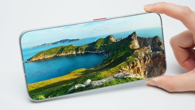Novo celular conceito da Tecno surge com telas sem nenhuma borda aparente