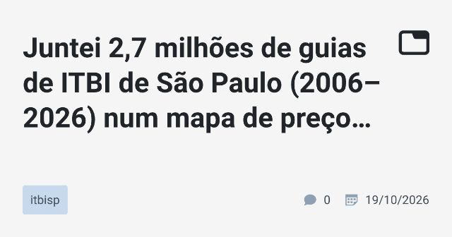 Análise Detalhada dos Preços do ITBI em São Paulo: Mediana e Correção Inflacionária