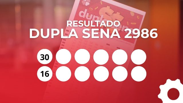 Resultado da Dupla Sena 2986: veja os números dos dois sorteios