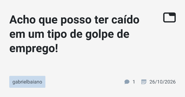 Golpe de Emprego: Como Lidar com a Perda de Experiência Profissional