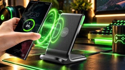 Anzeige: Bestseller bei Amazon: kabellose Ladestation für iOS und Android jetzt unter 14 Euro
