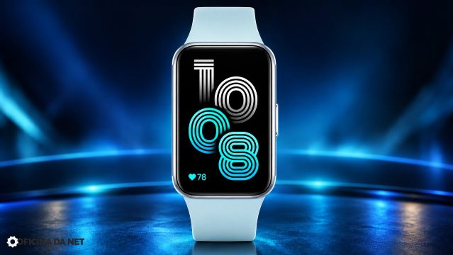 Galaxy Fit 4: Design Clássico e Conexão Bluetooth de Baixo Consumo