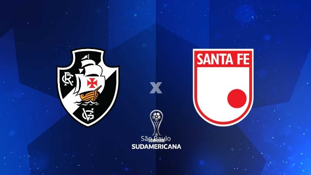 Vasco x Santa Fe: onde assistir a volta das quartas de final da Sul-Americana