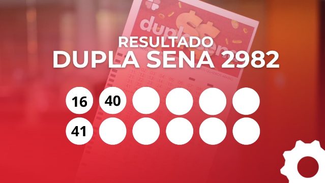 Resultado da Dupla Sena 2982: veja os números dos dois sorteios