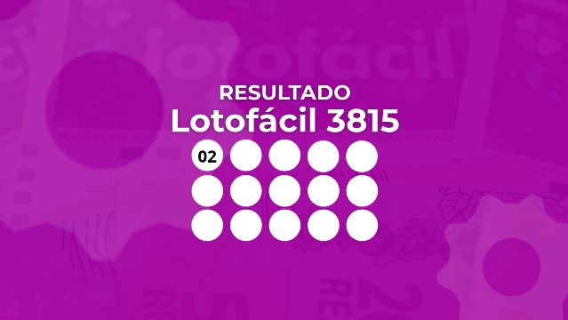 Resultado da Lotofácil 3815 de hoje: confira sua aposta