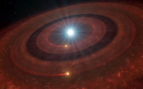 Estrela Morta J1328−1450: Descobrindo Discos de Detritos e Possíveis Planetas Remanescentes