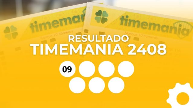 Resultado da Timemania 2408: veja os números sorteados e Time do Coração