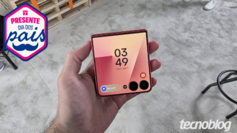 Galaxy Z Flip 7 e mais dobráveis em promoção para Dia dos Pais 2026