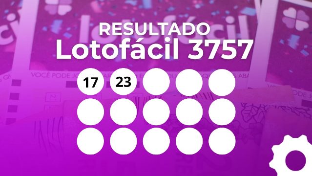Resultado da Lotofácil 3757: veja os 15 números sorteados de hoje