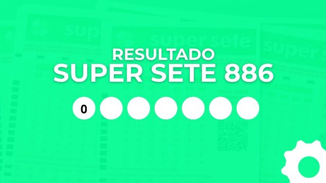 Resultado do Super Sete 886 de R$ 5,4 MILHÕES: confira os números