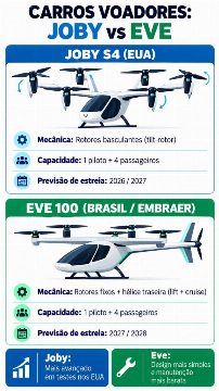 Em 2026 teremos carros voadores? Entenda o que falta para eVTOLs decolarem de vez