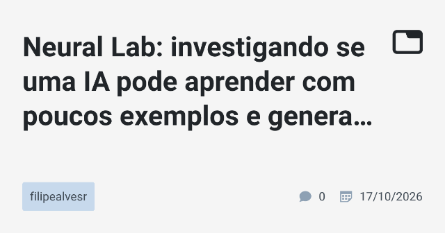 Investigando IA com Poucos Exemplos: Arquiteturas e Representações Estruturais