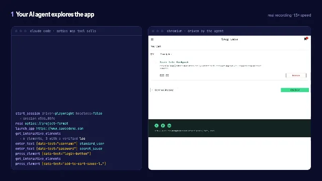 Optics Framework: Como Usar o Agente de IA para Testes de UI Sem Modelo
