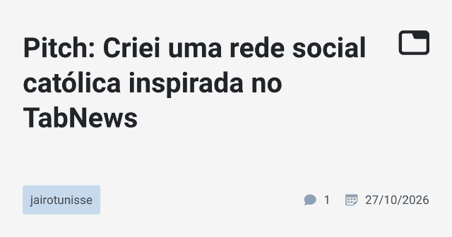Criando a Redesocial Católica thecatnews.com.br: Um Guia Prático
