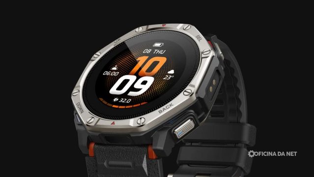 Amazfit lança T-Rex Dual Solar com tela AMOLED e carregamento solar duplo
