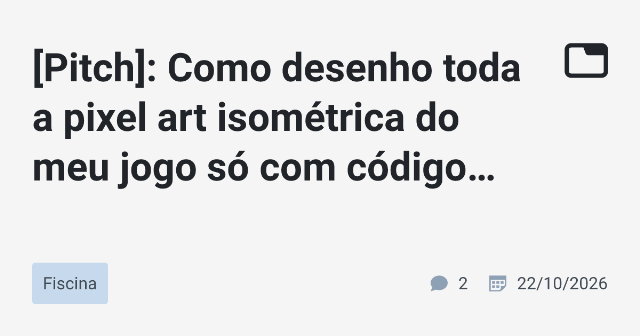 Criando Pixel Art Isométrico com Python: Um Caso de Sucesso