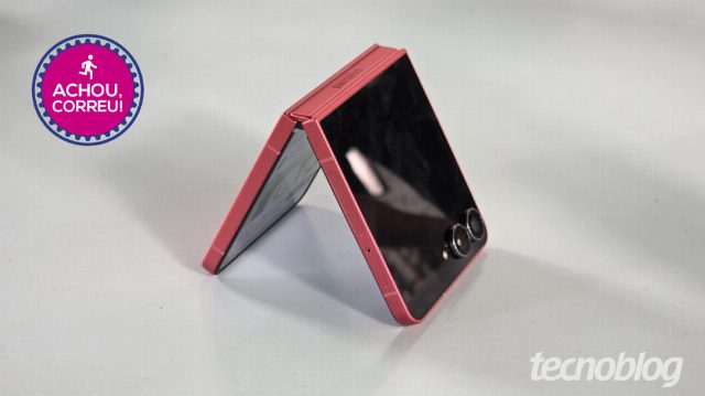 Galaxy Z Flip 7 (256 GB) cai de preço em oferta por até 12x sem juros