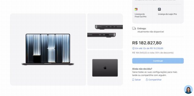 MacBook Pro com tela PROLED XDR pode custar até R$ 182 mil no Brasil