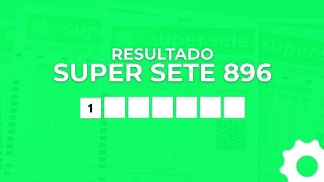Resultado do Super Sete 896: prêmio é de R$ 7,5 milhões nesta quarta-feira