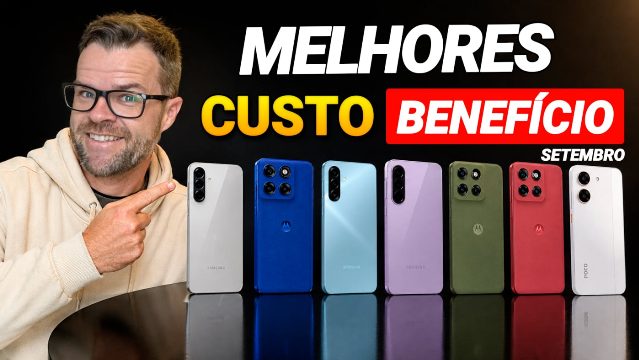 TOP 7 melhores celulares custo-benefício para comprar em setembro