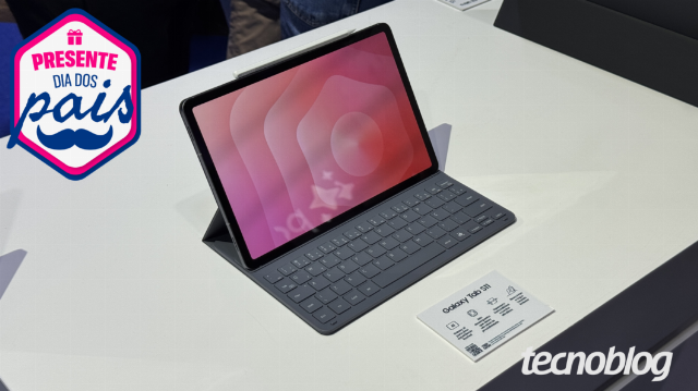 Dia dos Pais 2026: Galaxy Tab S11 com S Pen e alta performance tem 26% OFF