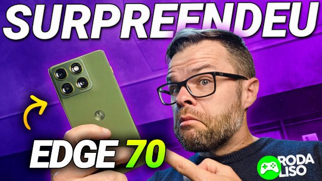 O NOVO REI DO CUSTO BENEFÍCIO PARA JOGOS // RODA LISO MOTO EDGE 70