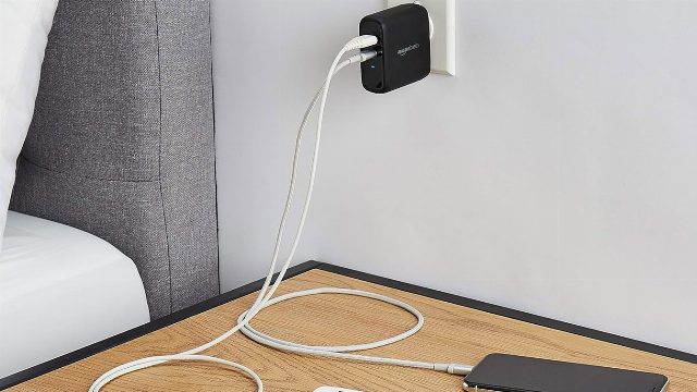 This Amazon Basics 68W 2-port GaN charger is just $21 right now