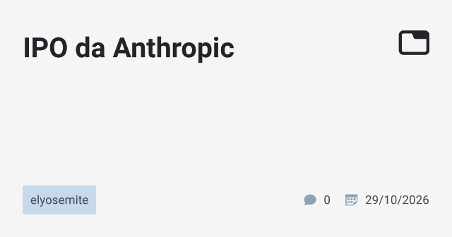 IPO da Anthropic