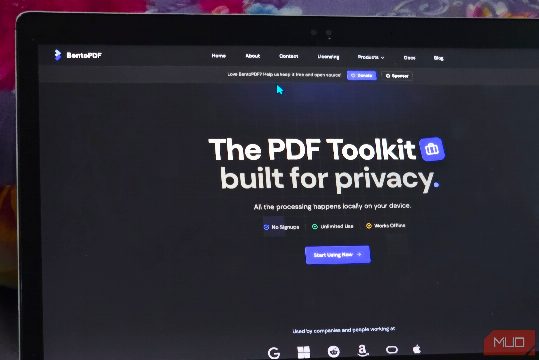 I do almost every annoying PDF job locally in my browser now