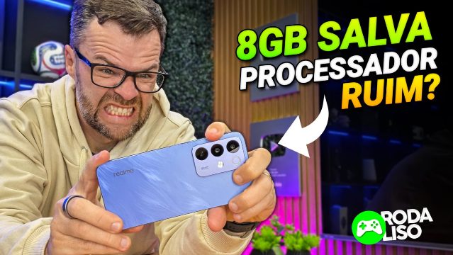 O celular mais barato com 8 GB de RAM roda GAMES // RODA LISO realme C85