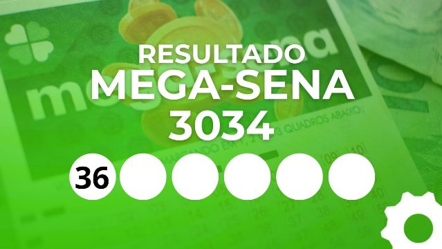 Resultado da Mega-Sena 3034 de R$ 42 milhões: veja os números sorteados