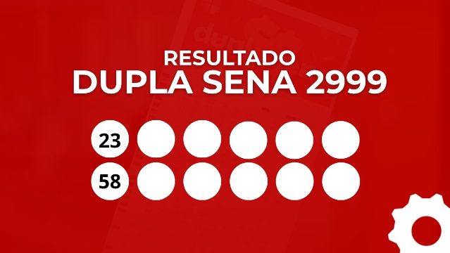 Dupla Sena 2999: resultado de hoje, números sorteados e prêmio de R$ 1,8 milhão