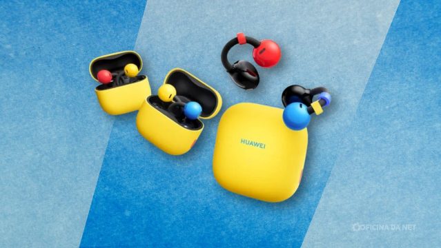 Huawei lança fone FreeClip 2 com design colorido e bateria de até 38 horas