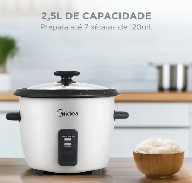 Midea faz corte de preços e derruba panela elétrica para R$ 125
